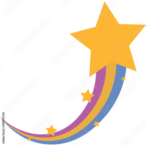 Retro Shooting Star Decoration