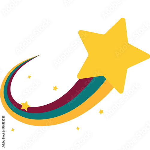 Retro Shooting Star Decoration