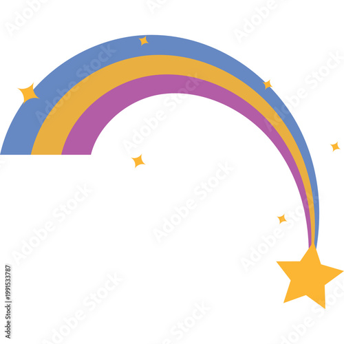 Retro Shooting Star Decoration