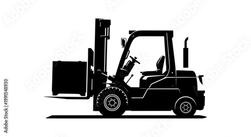 Vector ilustration of forklift 