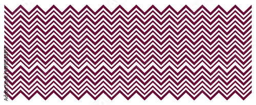 Cuadro en lienzo Red, zigzag line halftone gradation texture faded chevron stripe, hand drawn tex