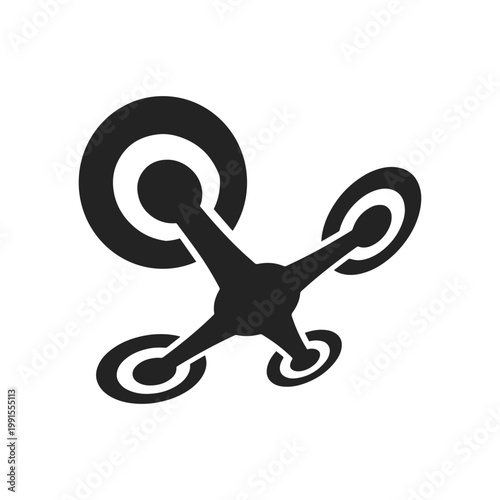 Tech Molecular Structure Logo Graphic.