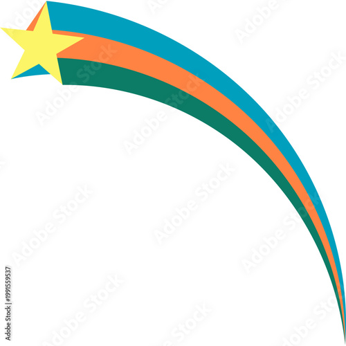 Retro Shooting Star Decoration