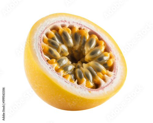 Halved Yellow Passion Fruit