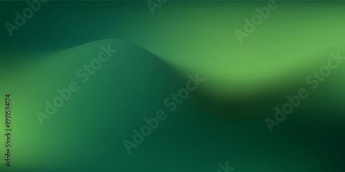 Abstract blurred gradient mesh background in green. eps 10