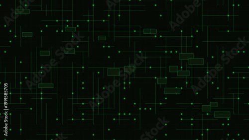 Abstract blue futuristic technology background featuring digital circuit board lines and electronic motherboard data connections