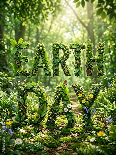 Earth Day celebrates nature with lush forest and vibrant flowers on display