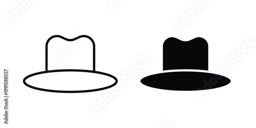Hat icon vector design Illustration pack for apps.