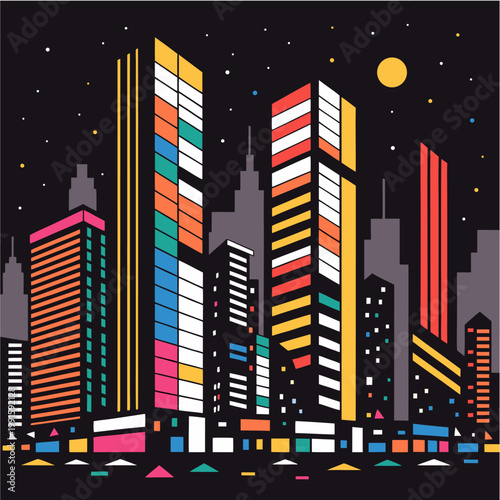 abstract city background