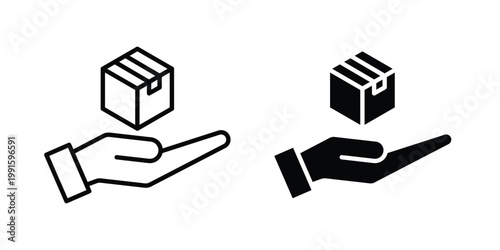 Package delivery icon vector design Illustration pack for apps.