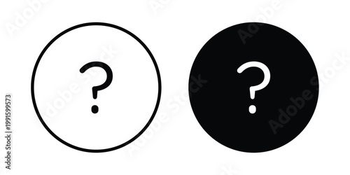 Question icon vector design Illustration pack for apps.