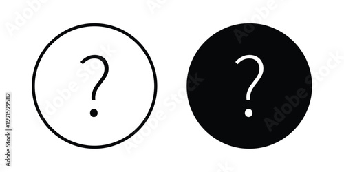 Question icon vector design Illustration pack for apps.