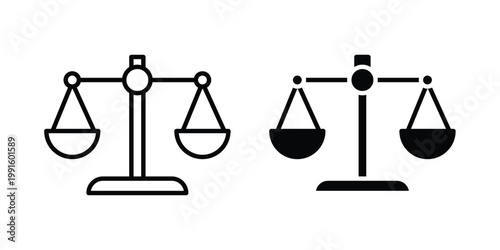 Scale icon vector design Illustration pack for apps.