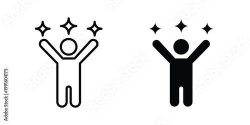 Success icon vector design Illustration pack for apps.