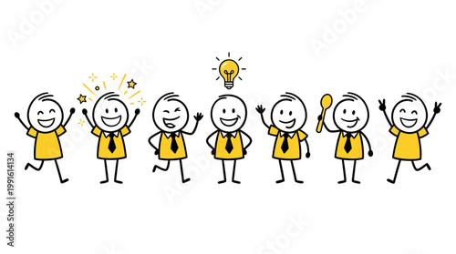 Happy elderly couple holding hands, illustration of love and companionship