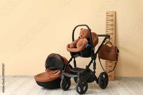 Modern baby stroller with c...