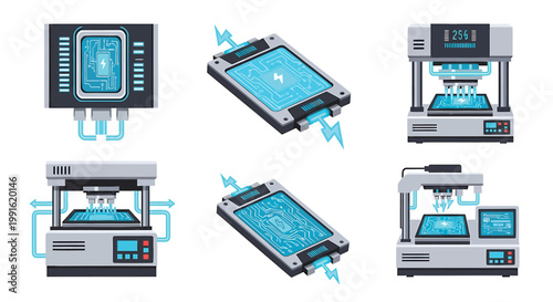 3D printer, 3D printing, industrial technology, manufacturing process, printer machine, blue print