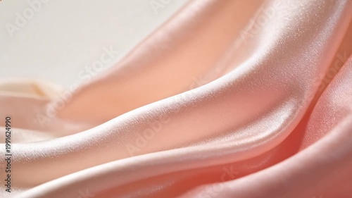 Pink satin fabric texture