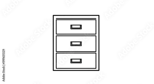 Three Drawer Filing Cabinet Furniture.