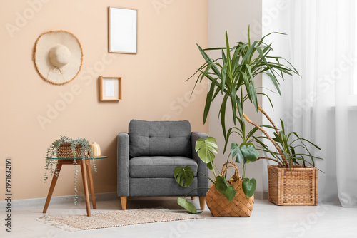 Interior of stylish living ...