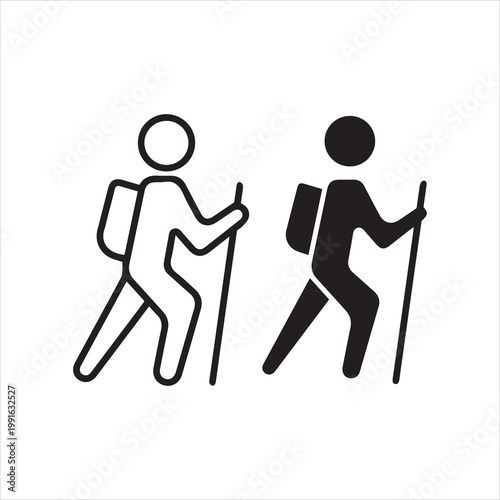 Hiking icon