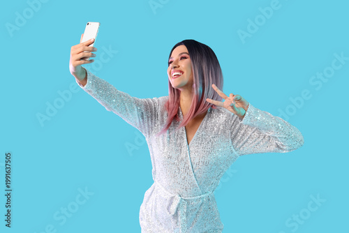 Beautiful young happy woman...