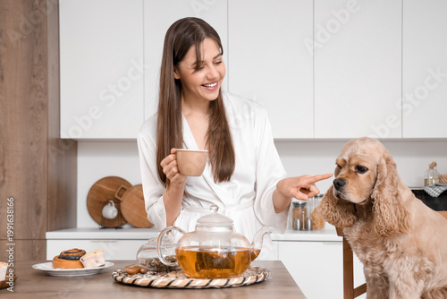 Beautiful young happy woman...