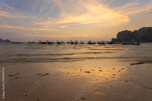 Photography Railay Beach is world-famous, especially for the sunsets near Phra Nang Cave, al