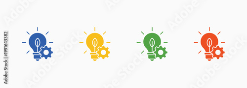 Energi Icon Set Color Multiple Style Collection Element For Design