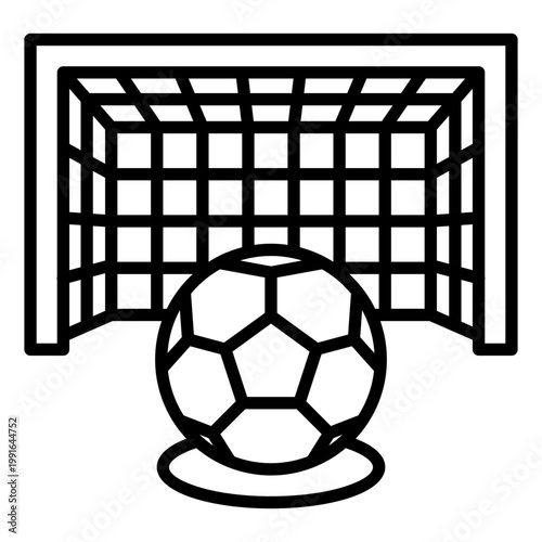 Canvastavla Penalty Kick Icon