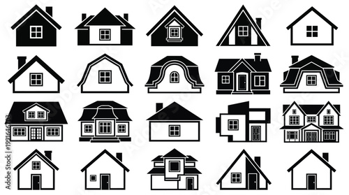 House roof silhouette, House roof, Roof, Roof clipart, Roof silhouette, House roof vector set, House roof icon, House roof logo