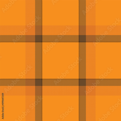 Artwork fabric background textile, factory tartan pattern vector. Graceful texture check plaid seamless in orange and bright colors.