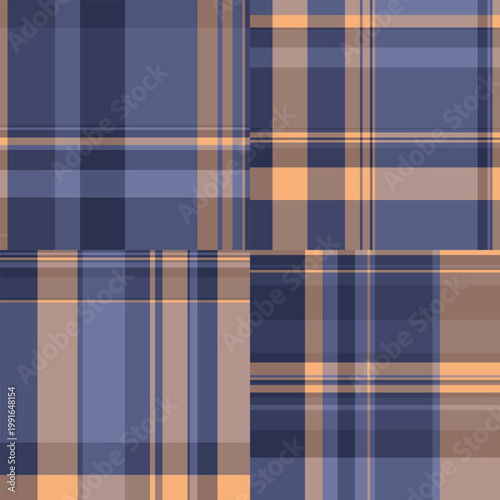 Plaid collection for craft branding. The pack unifies patterns across DIY kits, printable sets, and digital products. Vector consistency ensures harmony.