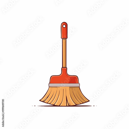 Cartoon Broom Icon