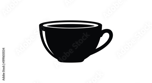 Four distinct chairs and a stool presented in black silhouette