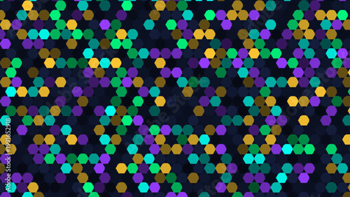 Abstract geometric background with a seamless hexagonal hash grid pattern in modern minimalist style