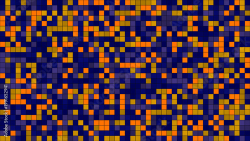 Vector illustration of a gas heatmap showing energy consumption, distribution patterns, and data visualization for industrial analysis.