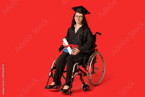Beautiful female graduate s...