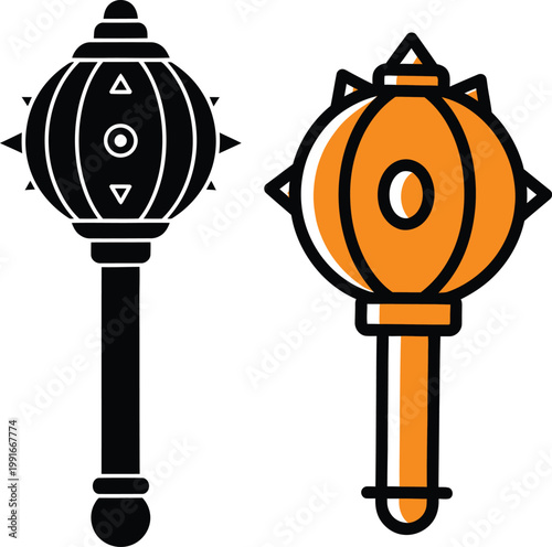 Hanuman Meditation Pose - Sitting Hanuman in meditation, calm expression, minimal vector style