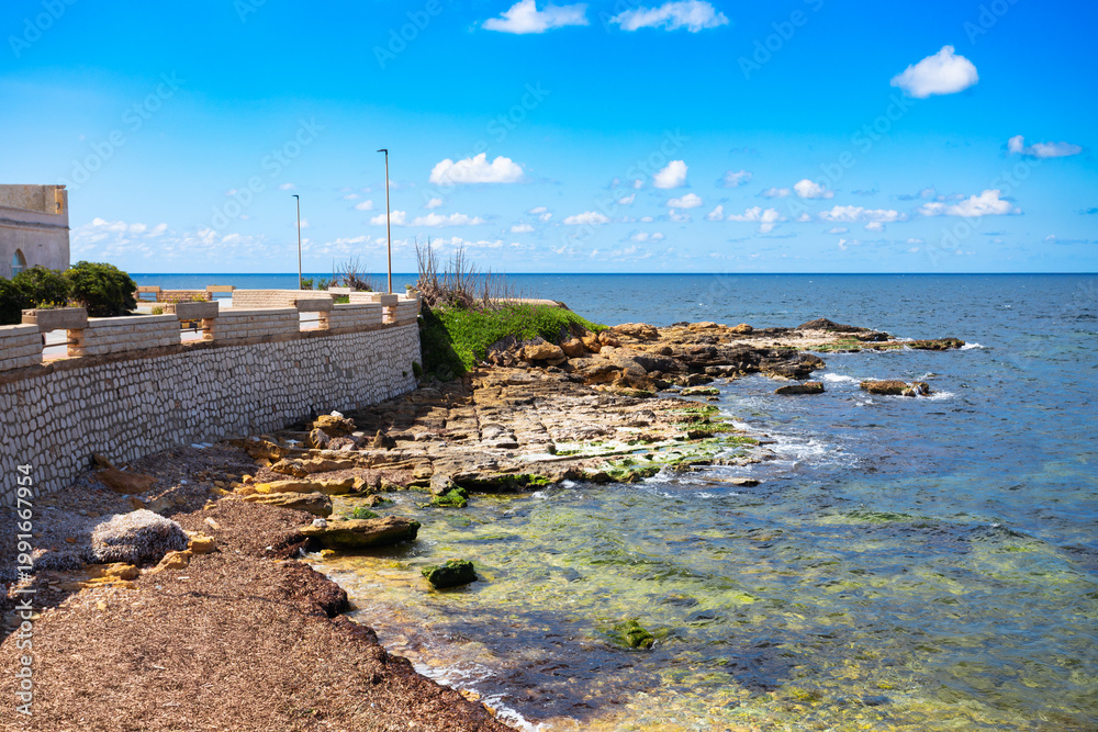 Fototapeta premium Capo Lilibeo cape in Marsala city in Sicily