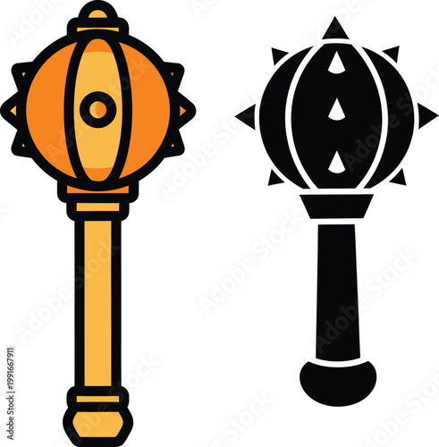 Hanuman Meditation Pose - Sitting Hanuman in meditation, calm expression, minimal vector style