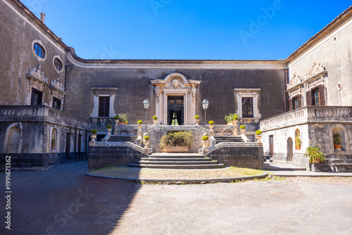 Bild auf Leinwand Palazzo Biscari is palace and museum in Catania, Sicily