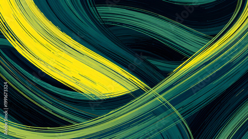 Watercolor pastel brush strokes poster with soft dreamy textures and soothing colors for tranquil interior décor.