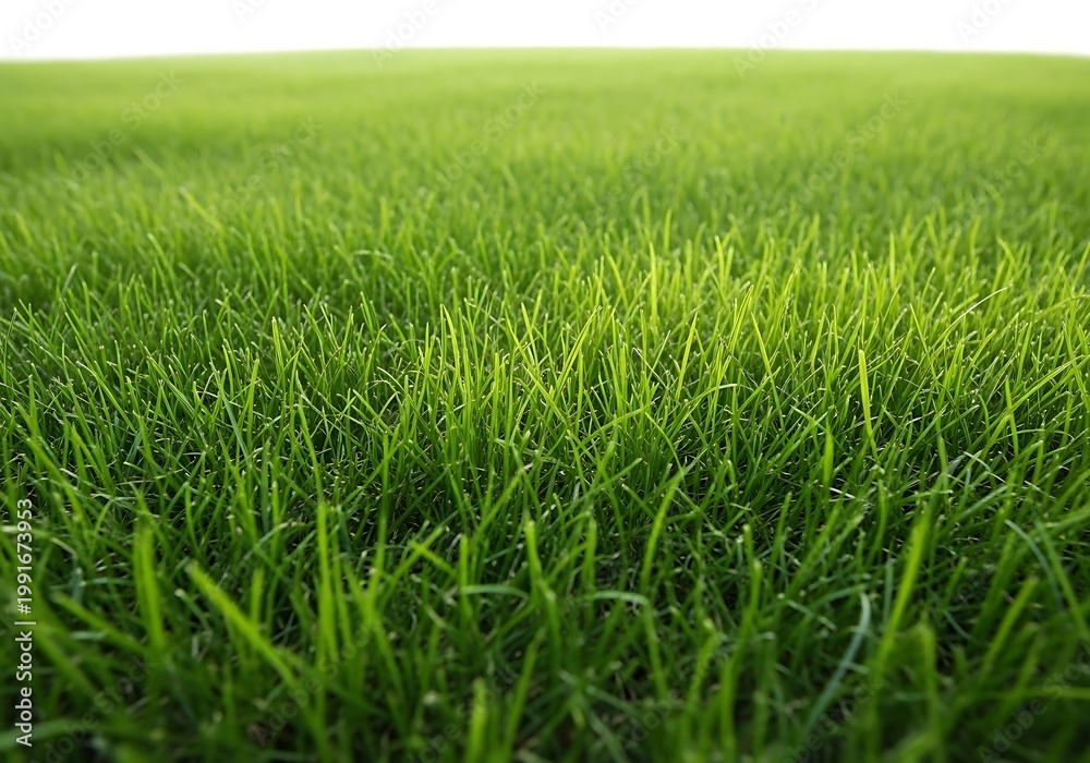 Obraz premium Aerial view of a lush green agricultural field with a unique pattern