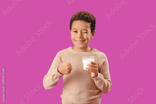 Little African-American boy...