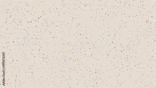 Seamless light terrazzo texture with colorful confetti stone chips, abstract modern speckled background for flooring, wallpaper, packaging and interior surface design