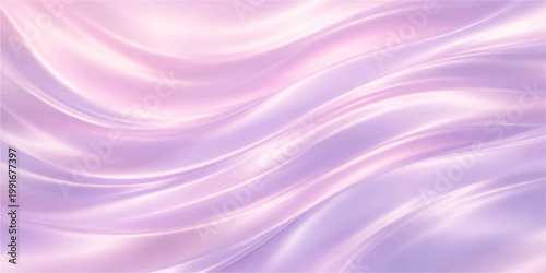 Abstract purple and pink silk background featuring smooth flowing waves and soft fabric texture with luxury curves and light patterns for an elegant artistic wallpaper design
