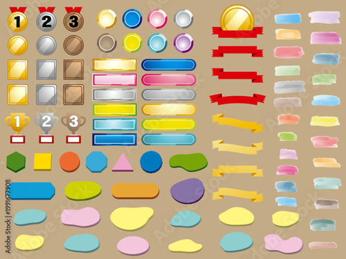 バナー, りぼん,  フレーム, アイコン, テンプレート, ボタン, イラスト, タグ, 色, 成分, バー, コレクション, ウェブサイト, 空白, ビジネス, サイン, とげ, アロー, Symbols, blue, decoration, gold, shapes, tape, celebrations, arts a