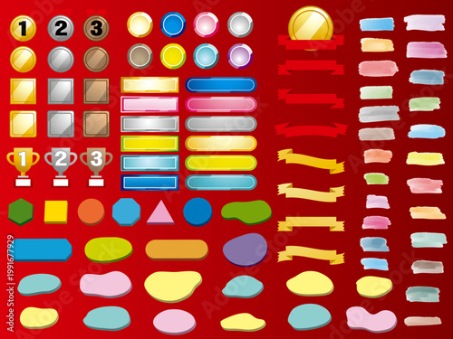 バナー, りぼん,  フレーム, アイコン, テンプレート, ボタン, イラスト, タグ, 色, 成分, バー, コレクション, ウェブサイト, 空白, ビジネス, サイン, とげ, アロー, Symbols, blue, decoration, gold, shapes, tape, celebrations, arts a