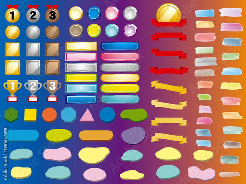 バナー, りぼん,  フレーム, アイコン, テンプレート, ボタン, イラスト, タグ, 色, 成分, バー, コレクション, ウェブサイト, 空白, ビジネス, サイン, とげ, アロー, Symbols, blue, decoration, gold, shapes, tape, celebrations, arts a